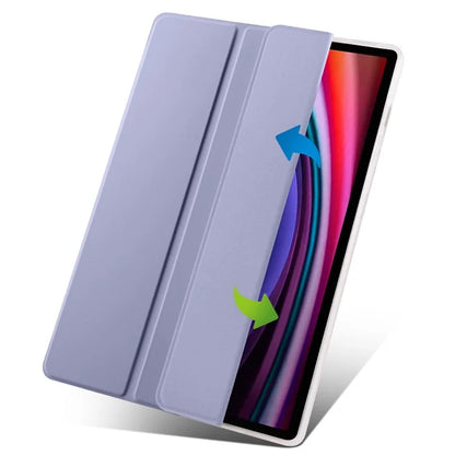 For Samsung Galaxy Tab S9+ Case Tri-Fold Stand Shockproof Tablet Cover with Pen Slot