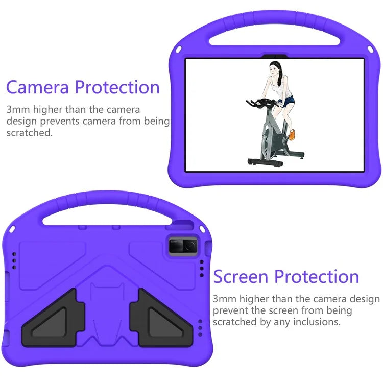For Xiaomi Redmi Pad SE / Lenovo Tab M10 5G / TCL Tab 11 WiFi Case Handle Kickstand EVA Tablet Cover
