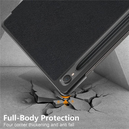 For Samsung Galaxy Tab S9 FE sm-x510 sm-x516 Leather Case Trifold Stand Tablet Cover