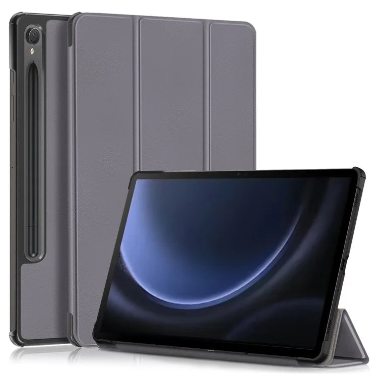 For Samsung Galaxy Tab S9 FE sm-x510 sm-x516 Leather Case Trifold Stand Tablet Cover