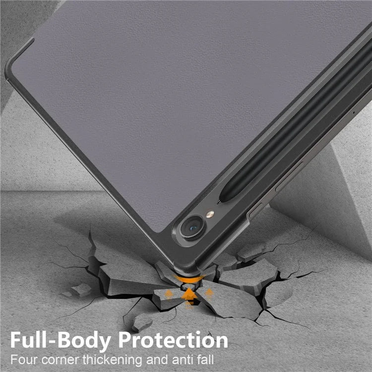 For Samsung Galaxy Tab S9 FE sm-x510 sm-x516 Leather Case Trifold Stand Tablet Cover