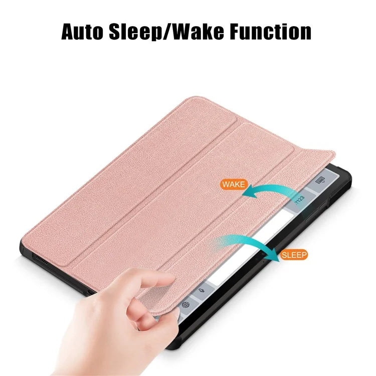 For Samsung Galaxy Tab S9 FE sm-x510 sm-x516 Leather Case Trifold Stand Tablet Cover