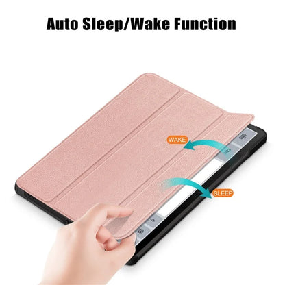 For Samsung Galaxy Tab S9 FE sm-x510 sm-x516 Leather Case Trifold Stand Tablet Cover