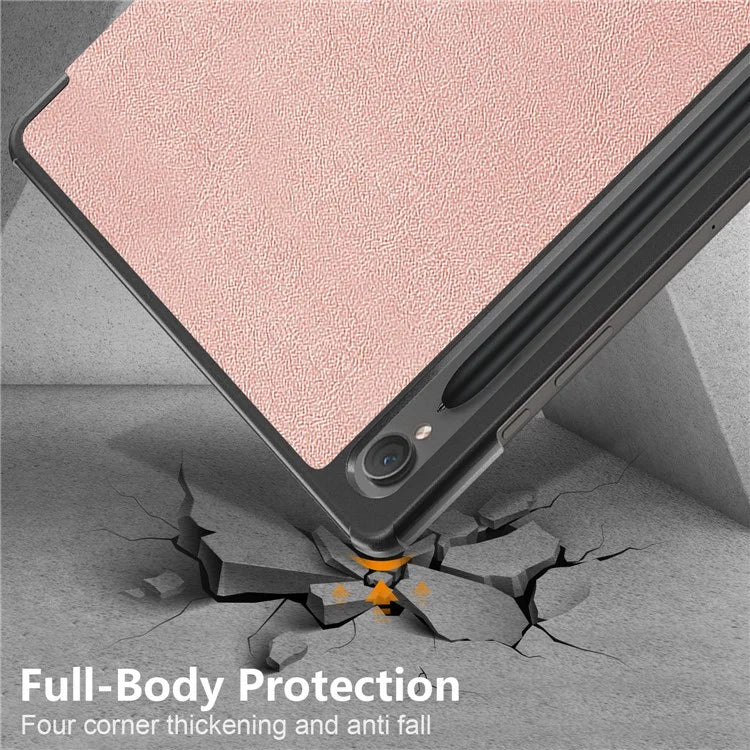 For Samsung Galaxy Tab S9 FE sm-x510 sm-x516 Leather Case Trifold Stand Tablet Cover