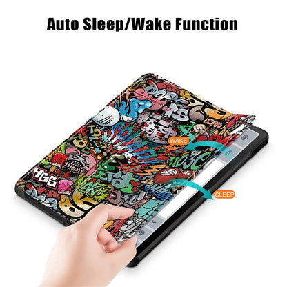 For Samsung Galaxy Tab S9 FE+ SM-x610 / SM-616 Case Tri-fold Stand Leather Tablet Cover
