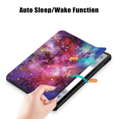 For Samsung Galaxy Tab S9 FE+ SM-x610 / SM-616 Case Tri-fold Stand Leather Tablet Cover