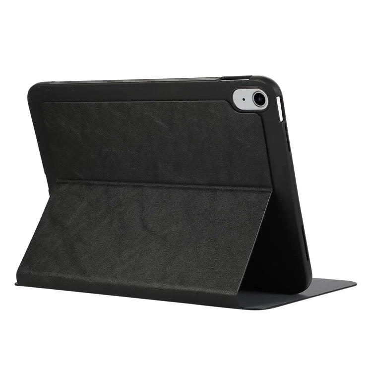 For iPad 10.9 (2022) Case Stand Folio PU Leather Tablet Cover with Auto Sleep / Wake
