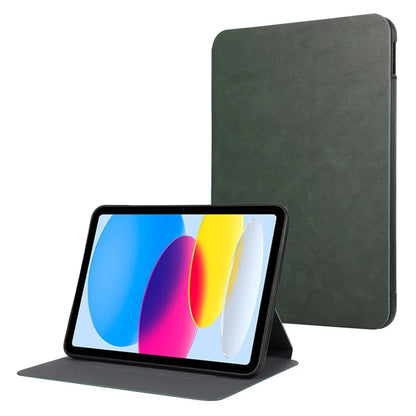 For iPad 10.9 (2022) Case Stand Folio PU Leather Tablet Cover with Auto Sleep / Wake