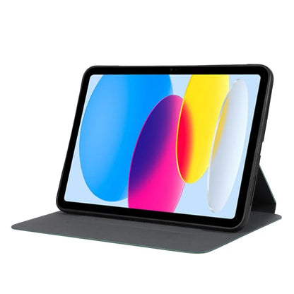 For iPad 10.9 (2022) Case Stand Folio PU Leather Tablet Cover with Auto Sleep / Wake