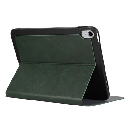 For iPad 10.9 (2022) Case Stand Folio PU Leather Tablet Cover with Auto Sleep / Wake