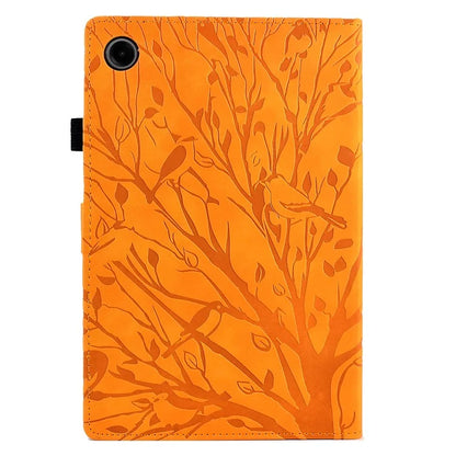 For Samsung Galaxy Tab A9+ Case PU Leather Imprinted Tablet Cover with Card Holder