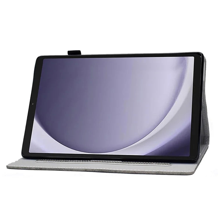 For Samsung Galaxy Tab A9+ Case Cloth Texture Card Slots Tablet Leather Cover
