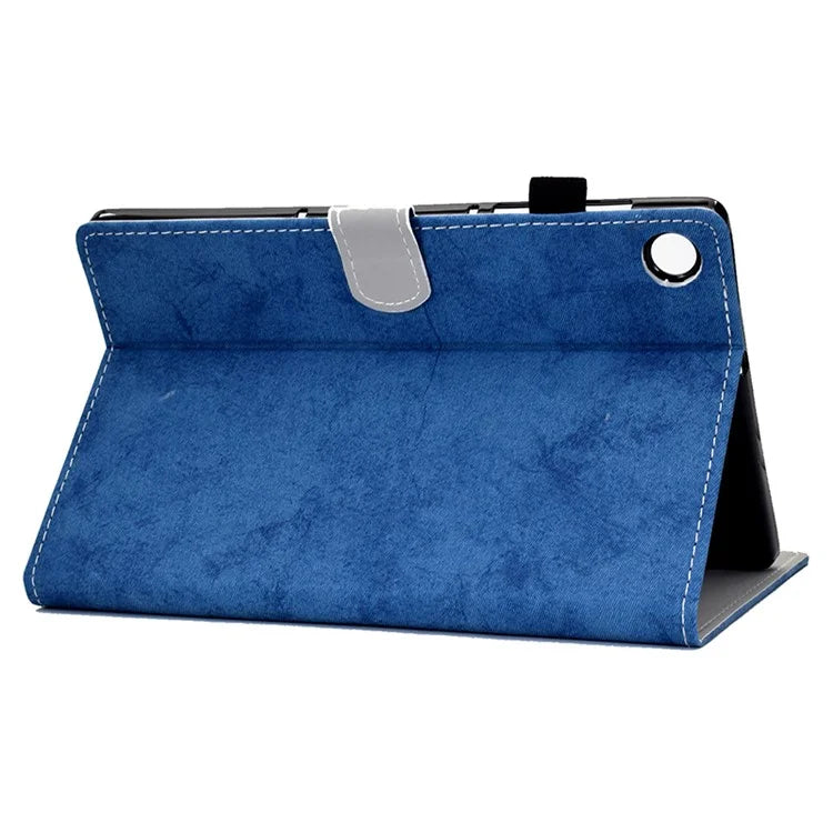 For Samsung Galaxy Tab A9+ Case Cloth Texture Card Slots Tablet Leather Cover