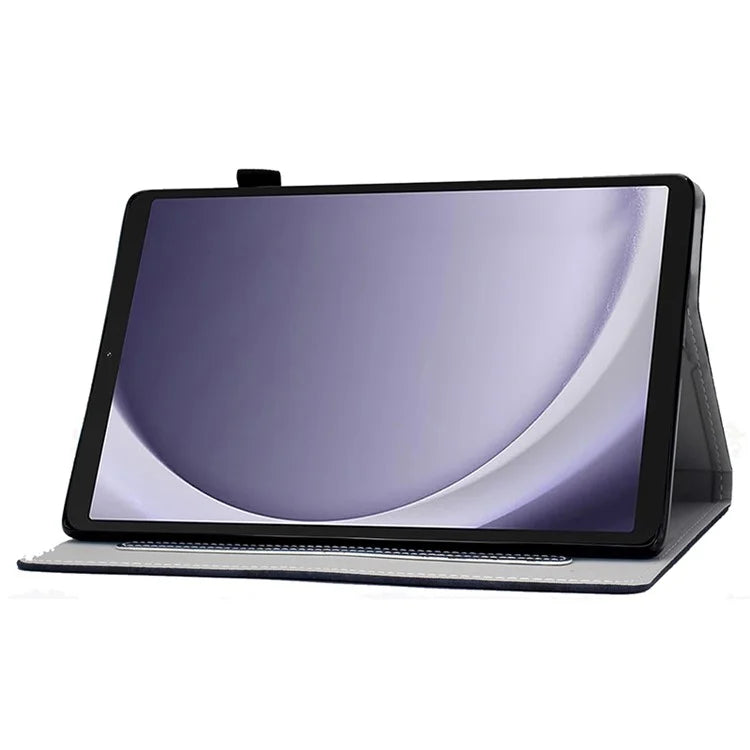 For Samsung Galaxy Tab A9+ Case Cloth Texture Card Slots Tablet Leather Cover