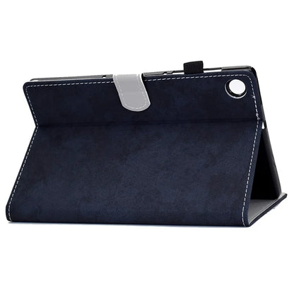 For Samsung Galaxy Tab A9+ Case Cloth Texture Card Slots Tablet Leather Cover
