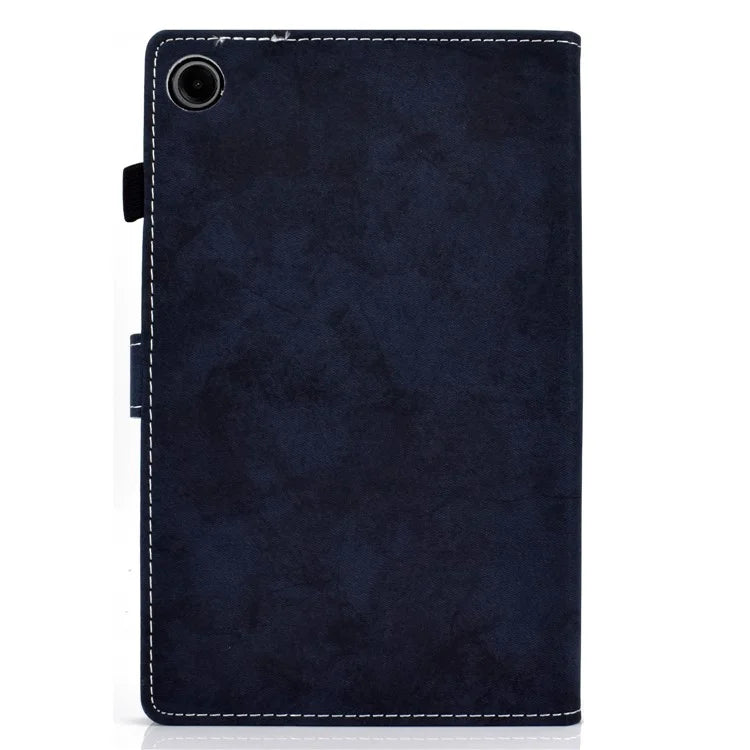 For Samsung Galaxy Tab A9+ Case Cloth Texture Card Slots Tablet Leather Cover