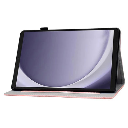 For Samsung Galaxy Tab A9+ Case Cloth Texture Card Slots Tablet Leather Cover
