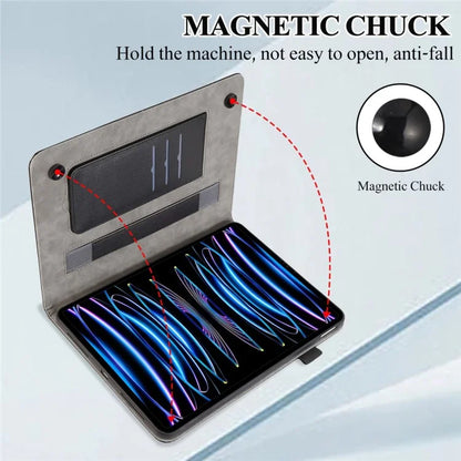For iPad Pro 11 (2021) / (2020) / (2022) / iPad Air (2020) / (2022) Case Anti-Drop PU Leather Tablet Cover