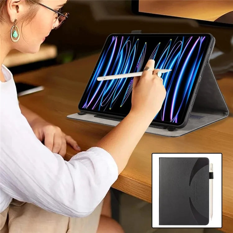 For iPad Pro 11 (2021) / (2020) / (2022) / iPad Air (2020) / (2022) Case Anti-Drop PU Leather Tablet Cover