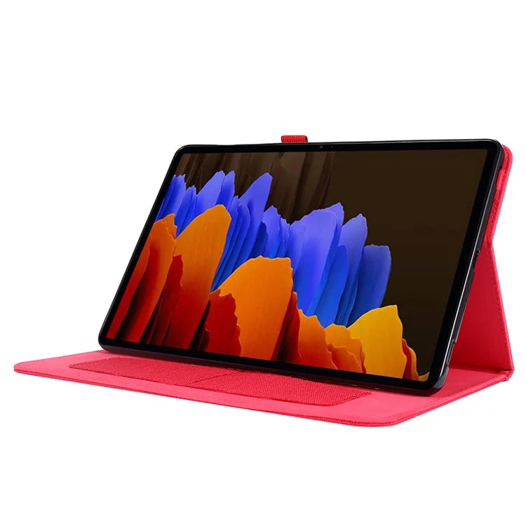For Samsung Galaxy Tab S9 Case Card Holder PU Leather Tablet Cover with Stand