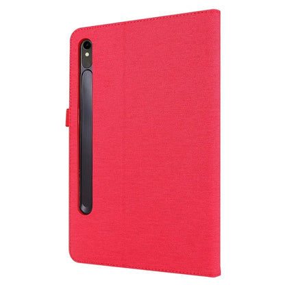 For Samsung Galaxy Tab S9 Case Card Holder PU Leather Tablet Cover with Stand