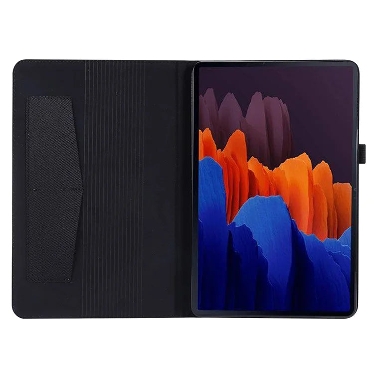 For Samsung Galaxy Tab S9 Case Card Holder PU Leather Tablet Cover with Stand