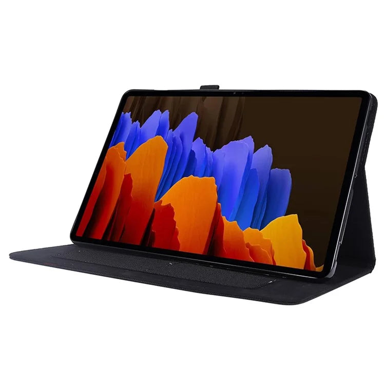For Samsung Galaxy Tab S9 Case Card Holder PU Leather Tablet Cover with Stand