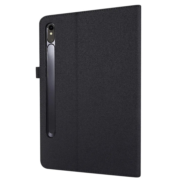 For Samsung Galaxy Tab S9 Case Card Holder PU Leather Tablet Cover with Stand