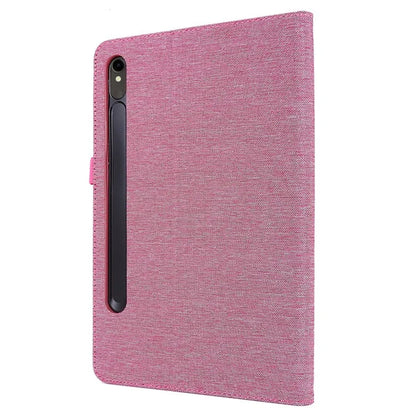 For Samsung Galaxy Tab S9 Case Card Holder PU Leather Tablet Cover with Stand