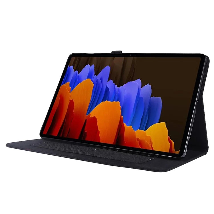 For Samsung Galaxy Tab S9+ Case Stand Card Holder Leather Tablet Cover