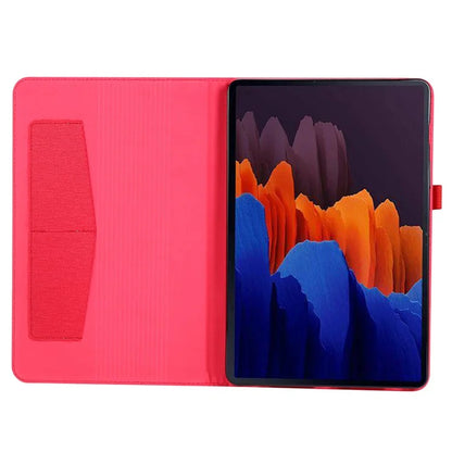 For Samsung Galaxy Tab S9+ Case Stand Card Holder Leather Tablet Cover