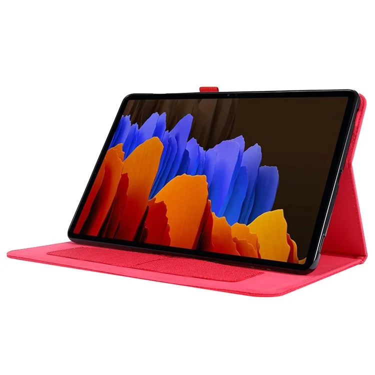 For Samsung Galaxy Tab S9+ Case Stand Card Holder Leather Tablet Cover