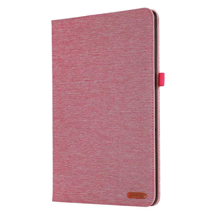 For Lenovo Tab P12 Case Cloth Texture Leather Tablet Cover with Card Holder