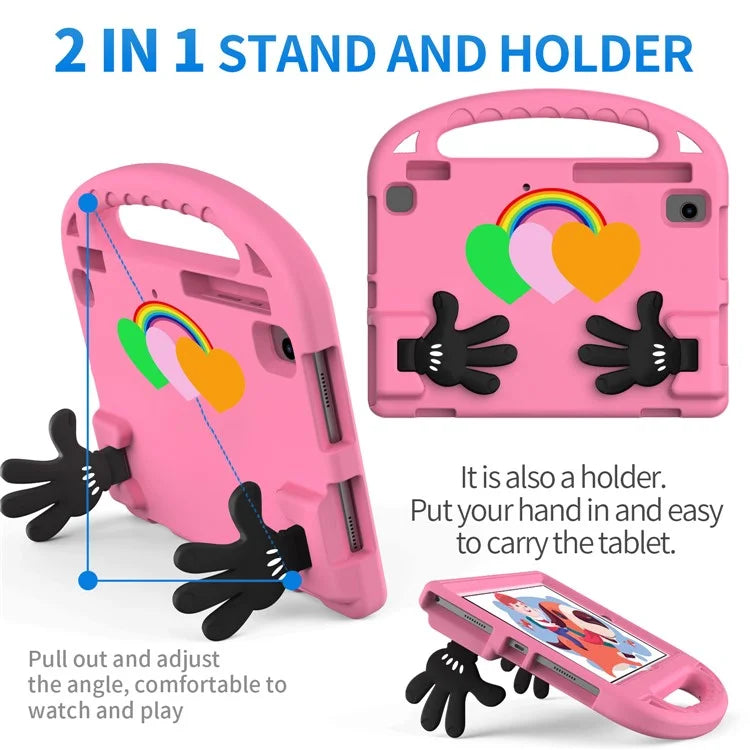 For Samsung Galaxy Tab A8 10.5 (2021) / (2022) / Xiaomi Redmi Pad Case Palm Kickstand Tablet EVA Cover