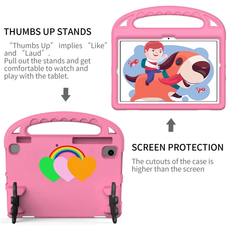 For Samsung Galaxy Tab A8 10.5 (2021) / (2022) / Xiaomi Redmi Pad Case Palm Kickstand Tablet EVA Cover