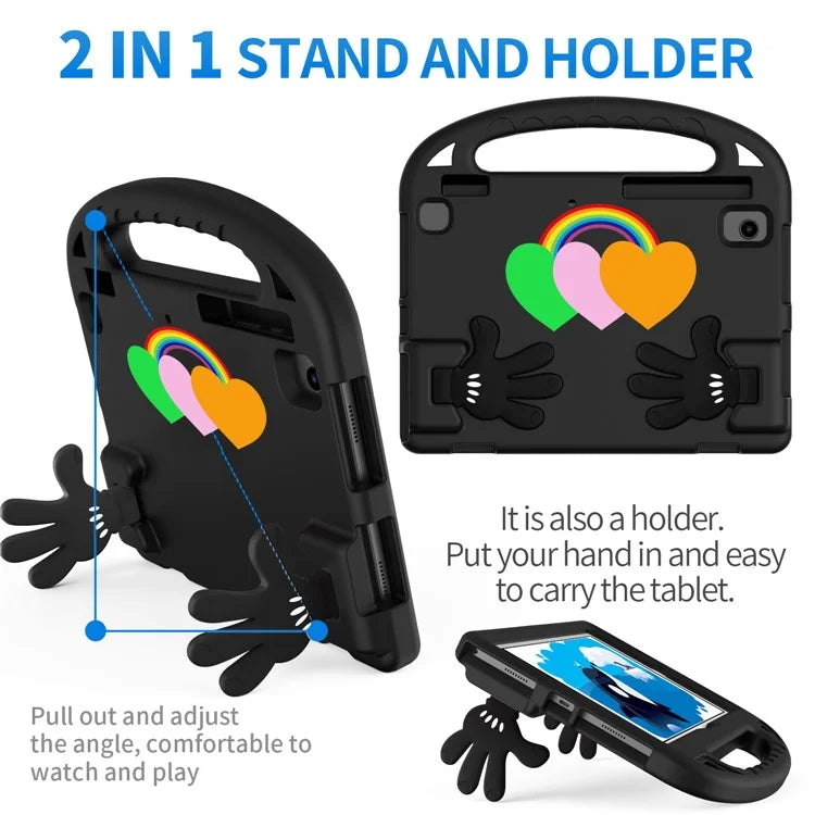 For Samsung Galaxy Tab A8 10.5 (2021) / (2022) / Xiaomi Redmi Pad Case Palm Kickstand Tablet EVA Cover