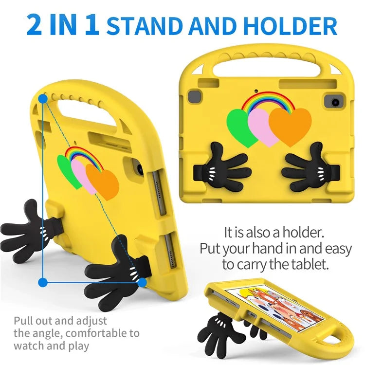 For Samsung Galaxy Tab A8 10.5 (2021) / (2022) / Xiaomi Redmi Pad Case Palm Kickstand Tablet EVA Cover