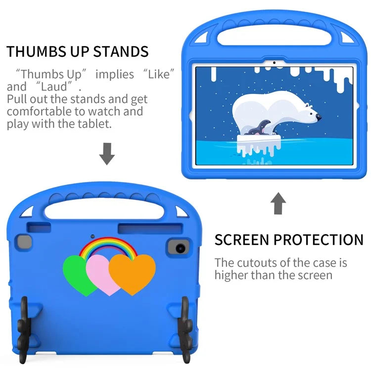 For Samsung Galaxy Tab A8 10.5 (2021) / (2022) / Xiaomi Redmi Pad Case Palm Kickstand Tablet EVA Cover