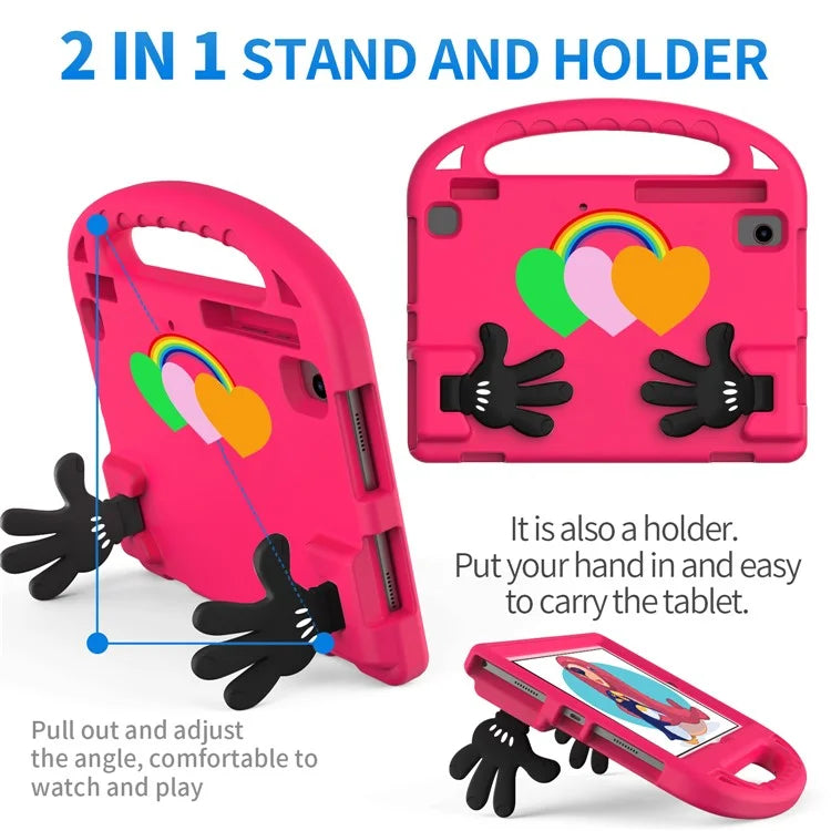 For Samsung Galaxy Tab A8 10.5 (2021) / (2022) / Xiaomi Redmi Pad Case Palm Kickstand Tablet EVA Cover