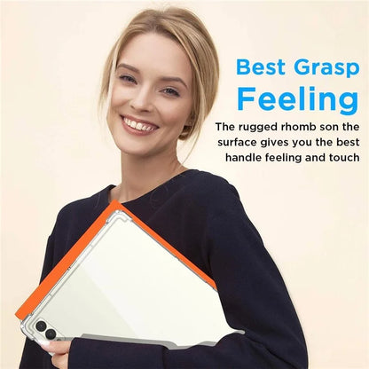 For Samsung Galaxy Tab S9 FE+ Case HD Clear Shell Drop-proof Protective Tablet TPU Cover