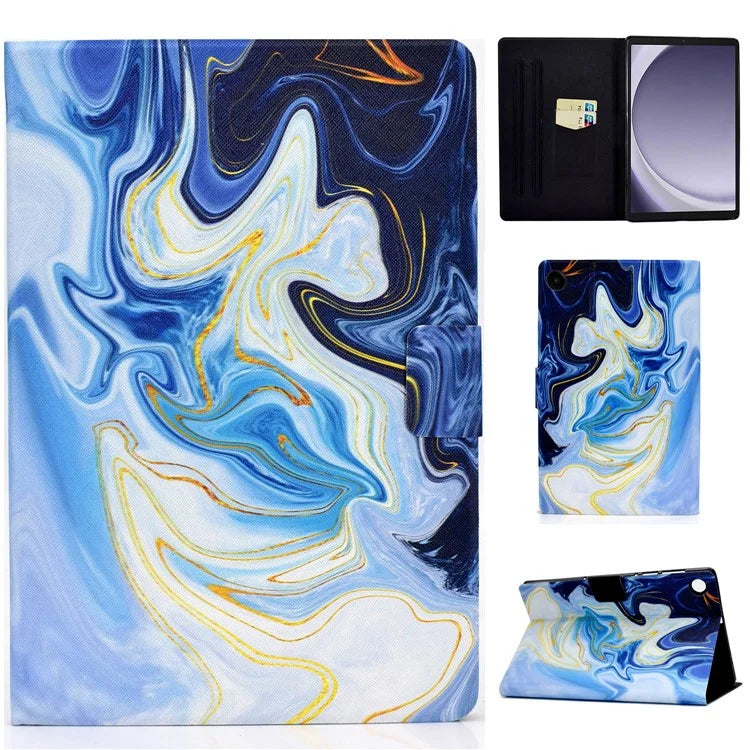 For Samsung Galaxy Tab A9 Case Card Slots Stand Tablet Leather Cover