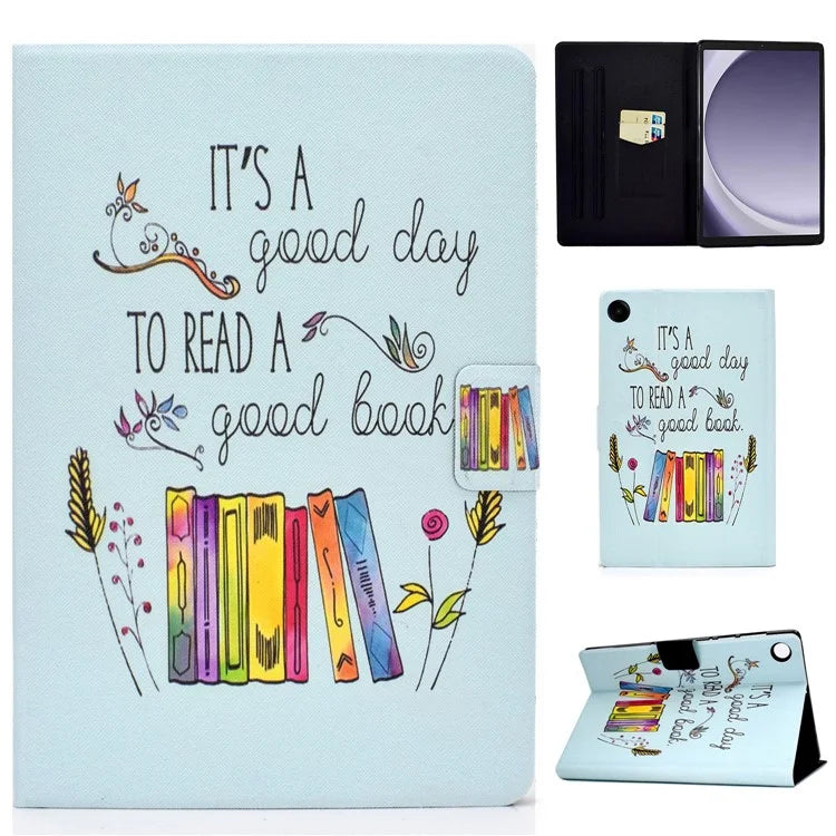 For Samsung Galaxy Tab A9 Case Card Slots Stand Tablet Leather Cover