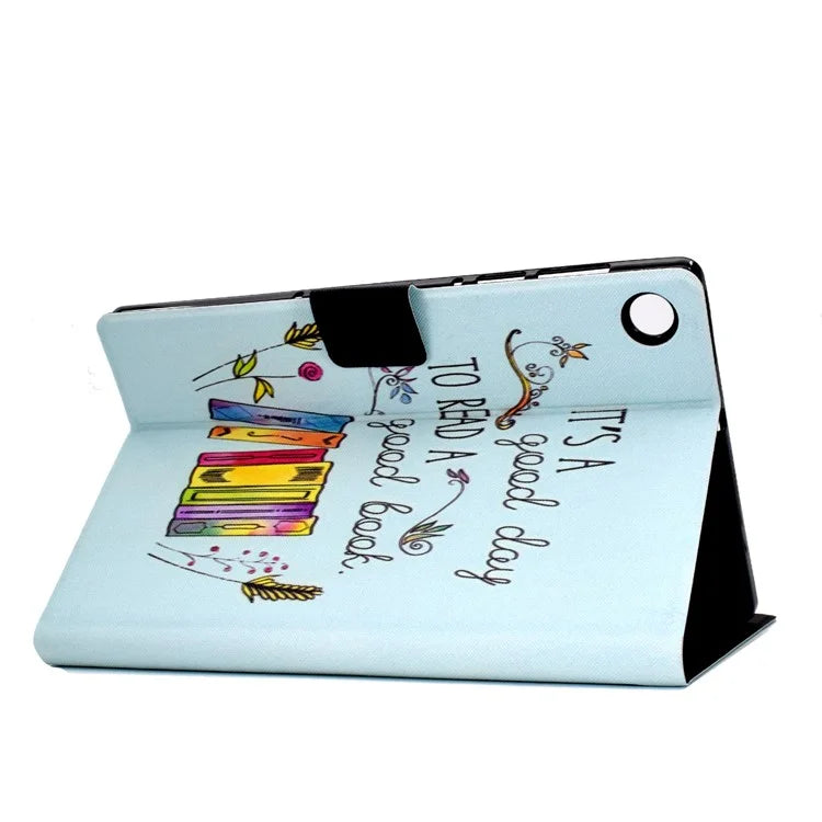 For Samsung Galaxy Tab A9+ Case Pattern Printing PU Leather Tablet Cover