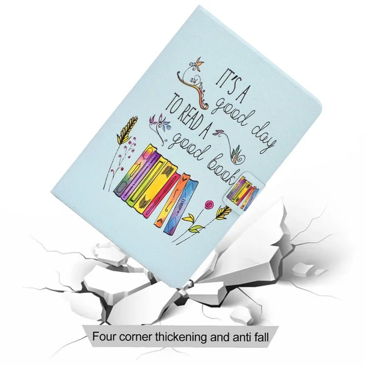 For Samsung Galaxy Tab A9+ Case Pattern Printing PU Leather Tablet Cover