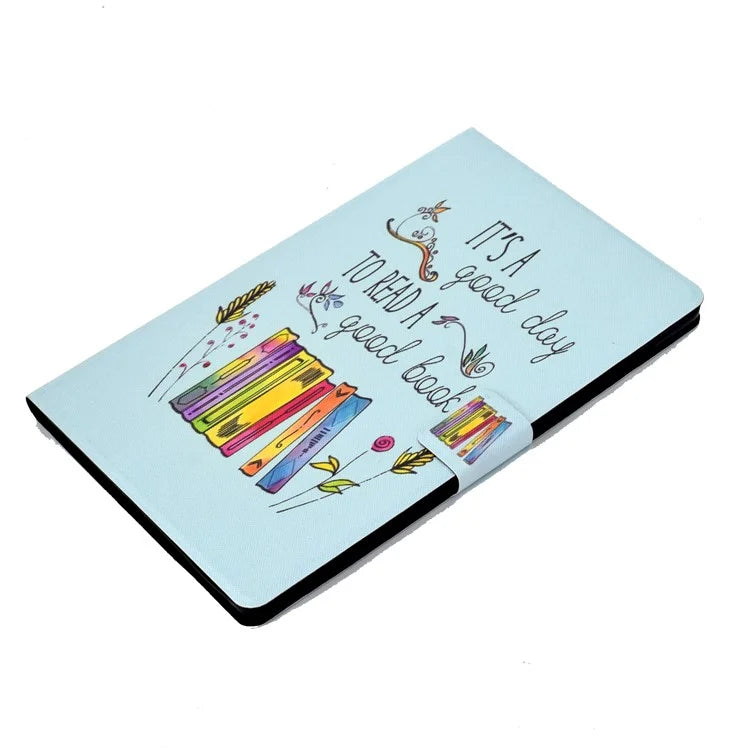 For Samsung Galaxy Tab A9+ Case Pattern Printing PU Leather Tablet Cover