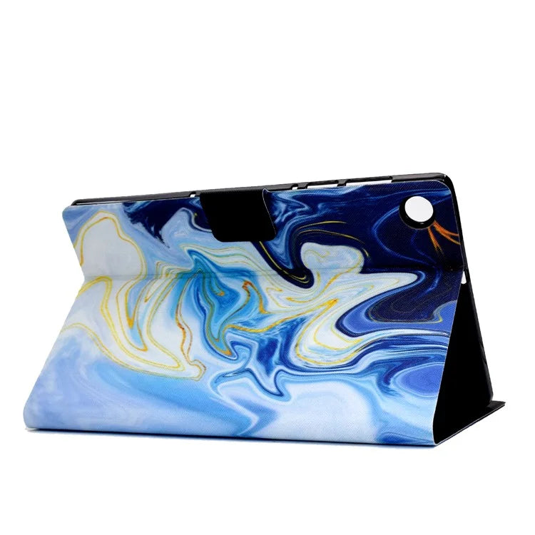 For Samsung Galaxy Tab A9+ Case Pattern Printing PU Leather Tablet Cover