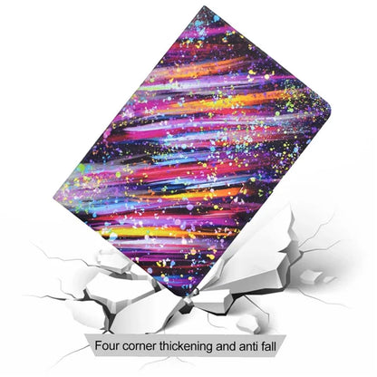 For Samsung Galaxy Tab A9+ Case Pattern Printing PU Leather Tablet Cover