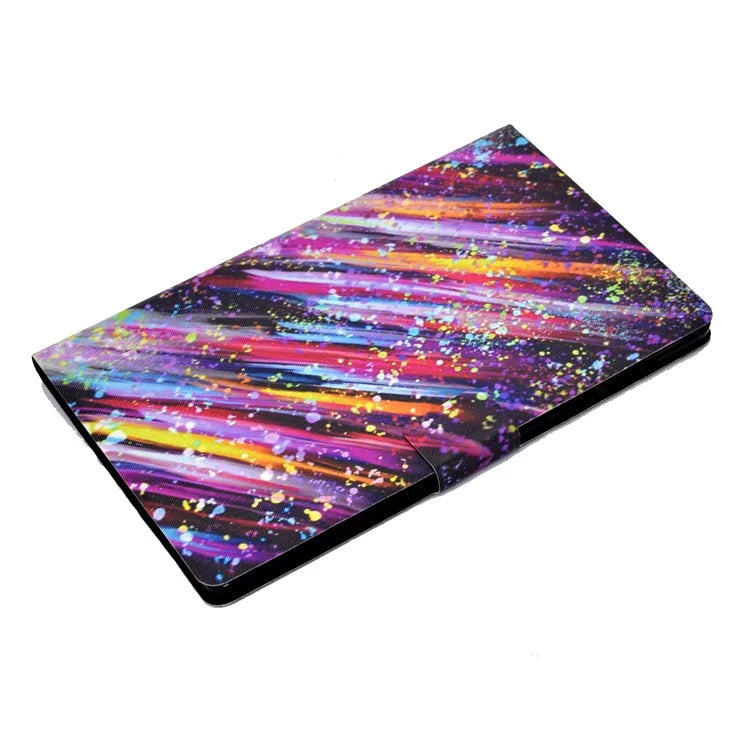 For Samsung Galaxy Tab A9+ Case Pattern Printing PU Leather Tablet Cover