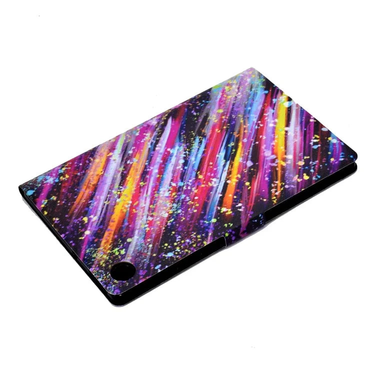 For Samsung Galaxy Tab A9+ Case Pattern Printing PU Leather Tablet Cover