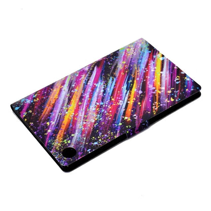 For Samsung Galaxy Tab A9+ Case Pattern Printing PU Leather Tablet Cover